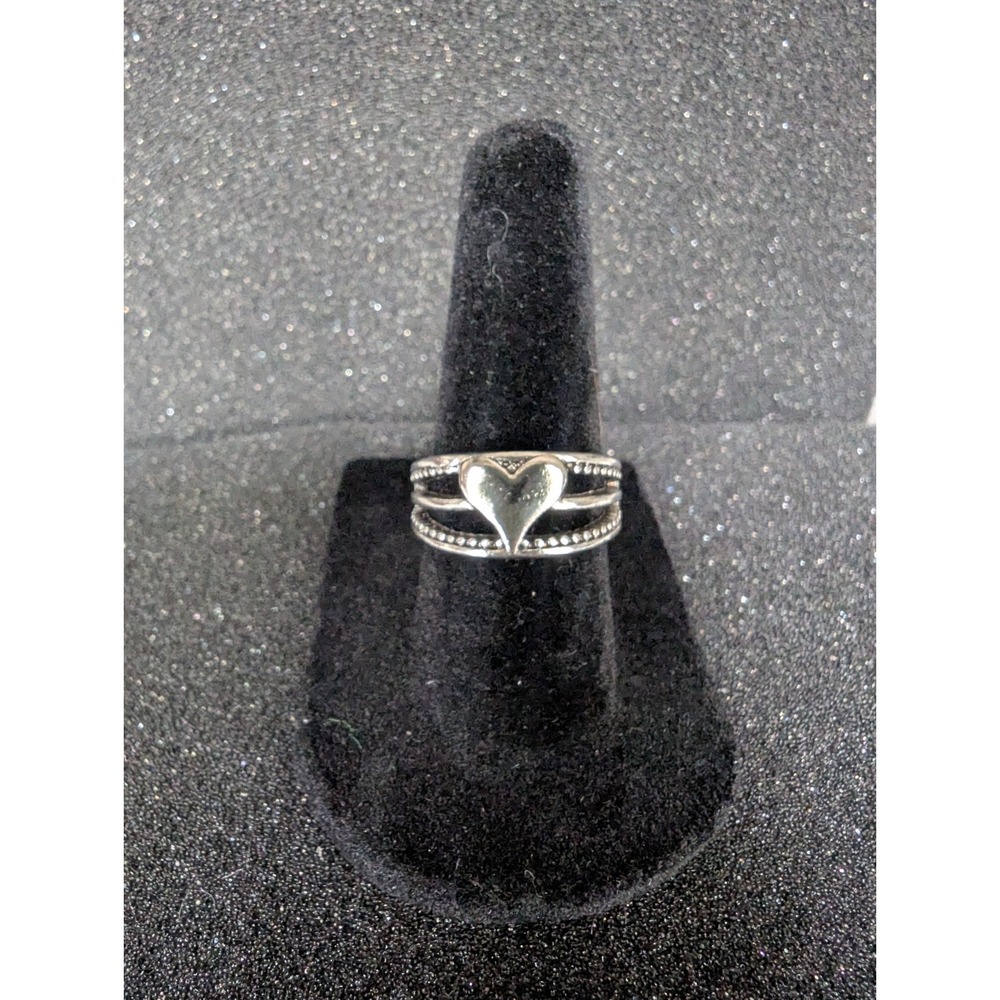Triple Banded Heart Ring‎ - size 7